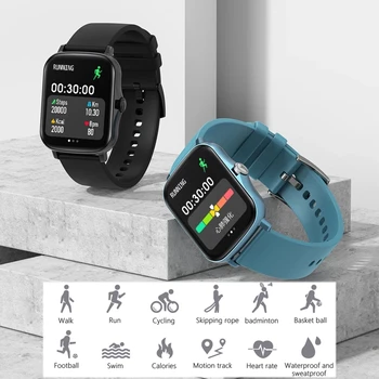 1.69 inch 2021 Ceas Inteligent Oameni Complet Tactil de Fitness Tracker IP67 rezistent la apa Femei GTS 2 Smartwatch pentru telefon Xiaomi