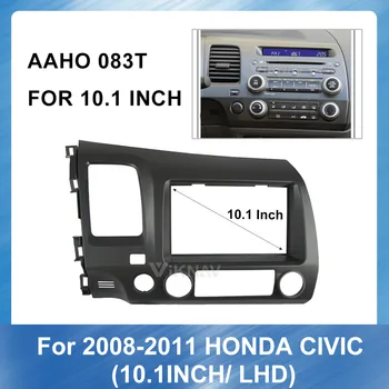 10.1 Inch Audio Auto Angel Panou Rama de Montaj Adaptor Pentru Honda Civic(LHD) 2008-2011 Panoul de Bord ABS plastic Instalare