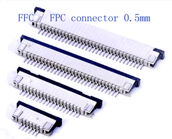 1000pcs FFC / FPC conector 0,5 mm 30 pin Sertar Tip Panglică tv cu Conector de Top de Contact mai mic contact
