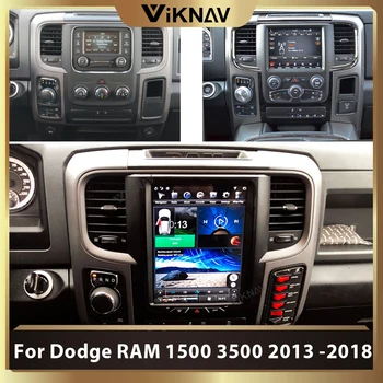 2 din Android radio Auto pentru Dodge RAM 1500 3500 2013 -2018 stereo auto Tesla radio multimedia GPS navigator AUTO audio unitatii