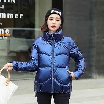 2020 iarna noi jos jacheta femei scurta coreean jos jacheta doamnelor paltoane largi subțire de pâine jacheta student parker haina
