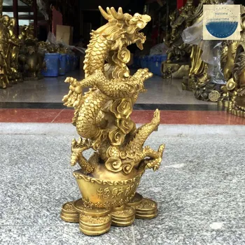 29CM CASA Mare MAGAZIN Companiei de a Exorciza răul spiritul Recruta bani Afaceri în plină expansiune propice Royal dragon Loong FENG SHUI statuie