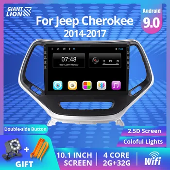 2din Android 9.0 Radio Auto Pentru Jeep Cherokee-2017 Multimedia Navigare GPS Video Player Stereo Auto Autoradio DVD Player