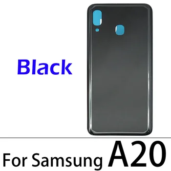 50PCS Pentru Samsung Galaxy A10 A20 A30 Capacul Bateriei A10 A20 A30 Spate Ușă de Sticlă de Locuințe de Înlocuire Capac Baterie Spate de Sticlă