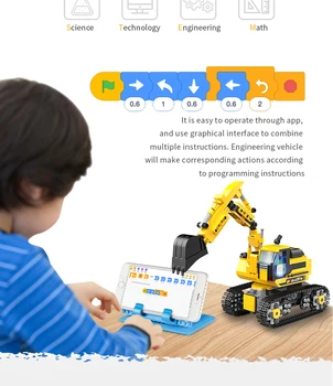 580pcs 2in1 Compatibil lepines Technic Excavator Model Blocuri de Caramida de inginerie vehicul Copii Jucării pentru copii Cadouri