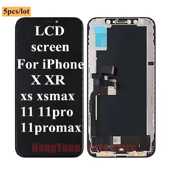 5PCS Ecran LCD Pentru iPhone X XR XS Max Touch Ecran Înlocuire Pentru iPhone 11 11 Pro Max Pantalla AAA+++3D Touch Nici un Pixel Mort