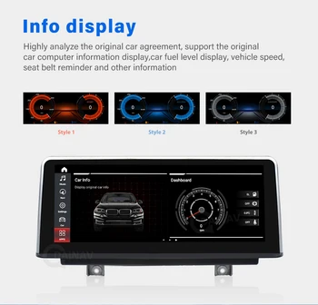 Android 10.0 Radio Auto Pentru BMW Seria 5 GT F10 F18 2006-2018 CCC la CIC NBT 8 Core 4G Wifi Audio Auto Navigație GPS