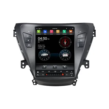 Android 10 Pentru Hyundai Elantra 2013 + Tesla Styel DVD Auto Ecran de Navigare GPS Radio Multimedia Playere Capul Unitate Recorder