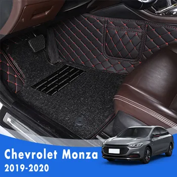 Auto Covorase Pentru Chevrolet Monza 2020 2019 Lux Strat Dublu Buclă De Sârmă Covoare Personalizate Picior Tampoane Auto Accesorii Coafura