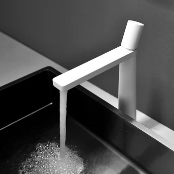 Bazin de cupru robinet alb robinet baie personalitate bazinul robinet creative chiuveta baie macara