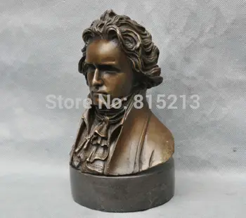 Bi0011625 8 de Bronz Muzician Celebru Beethoven Arta Sculptura Statuie