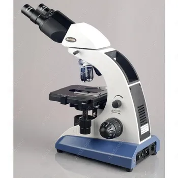 Binoclu Compus Biologic Microscop--AmScope Consumabile 40X-1600X Medicul Veterinar Binocular Microscop Compus Biologic