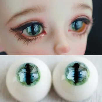 BJD Ochii ochilor de păpușă orbitor bling 1/8 1/6 1/4 1/3 pentru Papusi Accesorii 12 mm 14 mm 16 mm 18 mm Rășină Ochii Ambarcațiuni Ochii Mici Iris