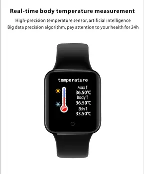 Bozlun Temperatura Corpului Măsura Bărbați Femei Smartwatches Fitness Rata De Inima Tensiunea Sport Tracker Smartwatch
