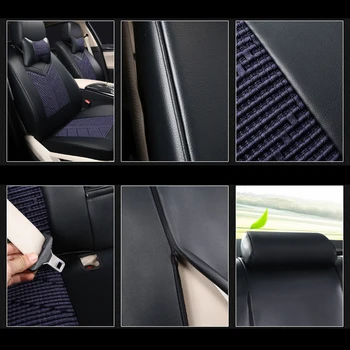 CARTAILOR PU Piele Scaun Auto Capacul se Potrivesc pentru Toyota Alphard Huse & Acceptă Negru Scaune Auto Protector Interior Accesorii