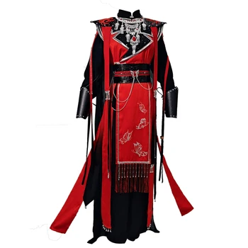 Cer Oficial Binecuvântarea lui Disperată de Fantoma Regelui Hua Cheng Cosplay Costum Tian Guan Ci Fu Red Mult Tinutele Set Complet Personalizat