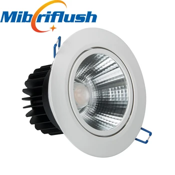 CRI>90 Dali Estompat COB LED Spoturi 20W Triac Estompat Încastrat Lumini LED-uri alb/negru/argintiu AC200-240V Alb Cald