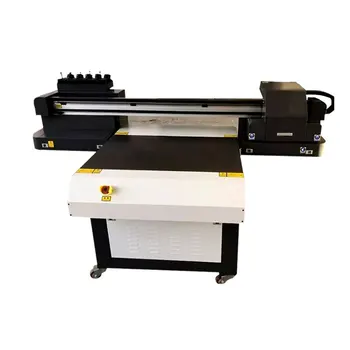 De înaltă calitate ieftine UV6090 imprimanta pentru t-shirt spumă Acrilică de bord cu sistem rotativ și 3 XP600 capului de imprimare UV flatbed printer