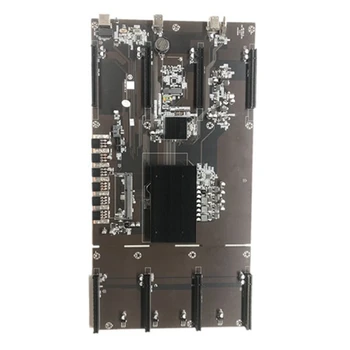ETH80 B75 IDC 4U Șasiu BTC Miner Placa de baza Miniere Placa de baza LGA 1155 Pin 8XPCIE 16X 80mm Memorie DDR3 Slot