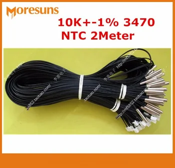 Fast Free Nava 200pcs/lot NTC Senzor de Temperatura 10K+-1% 3470 lungime Cablu 2m Personalizate Senzori NTC