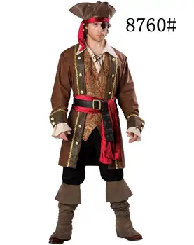 Gratuit pp Nou de înaltă calitate de îmbrăcăminte pentru bărbați exporturile Joc Piratii din Caraibe pirat haine de Halloween cosplay dress haine
