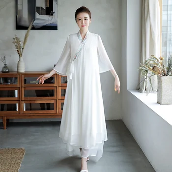 Hanfu rochie Retro etnice roba Tradițională Chineză Imbracaminte pentru Femei, Haine elegante Rochii Orientale Vestido