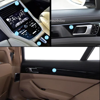 Interior Invizibil Film Protector Pentru porsche panamera Consola centrala Panou de Control Ușă de Viteze TPU Autocolante Accesorii Auto