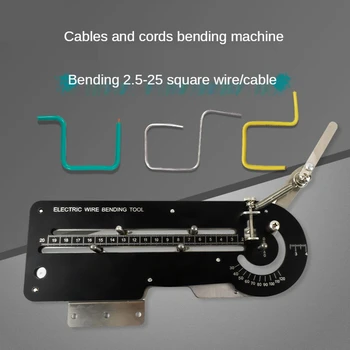 Manual de Mici de Sârmă și Cablu de Îndoire Mașină Electrică de îndoit Sârma Instrument de Fier Wire Sârmă de Cupru Diy Bender 2.5-25 mm