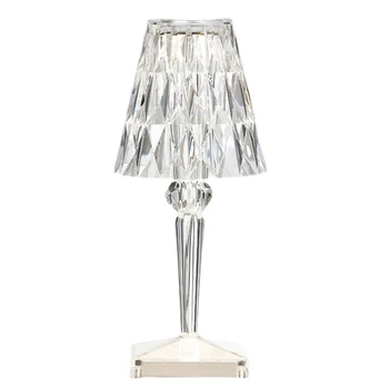 Modernă cu LED-uri Lampa de Masa Lux Creative Dormitor Lampă de Noptieră Cadou de Ziua Minimalist Modern, Decor Acasă de Încărcare de Cristal Lampă de Birou