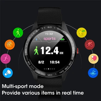 NOI 2021 Complet Tactil Inteligent Ceas Sport, Ceas IP68 Impermeabil somn Monitor de Ritm Cardiac Smartwatch pentru IOS, Android telefon MD15