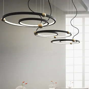 Nordic lumini pandantiv minge de sticlă restaurant luminile LED pentru iluminat agățat lămpi de tavan hanglamp