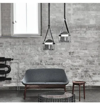 Nordic piatra de lumină led manual de răchită cocina accesorio nordic decor acasă lampes suspendues luzes de teto