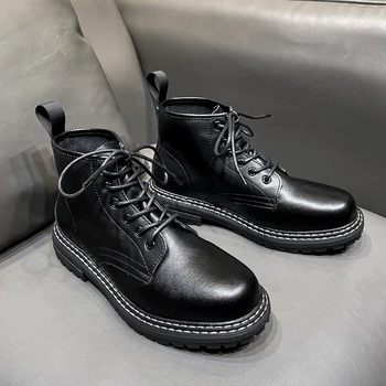 Nou Pantofi Casual din Piele Sunt la Modă și Popular În Patru Sezoane NC(de Origine) BĂRBAȚI Adulți Pantofi de Mers pe jos de Cauciuc