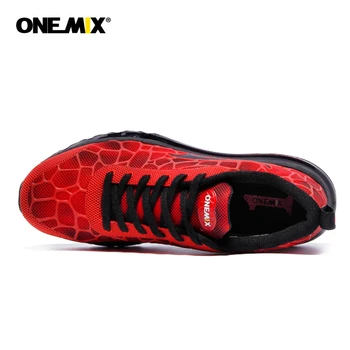 ONEMIX Max Pernă de Aer de Stabilitate Femei Adidași Inflamabil Respirabil ochiurilor de Plasă de Pantofi de Sport în aer liber Dantela-up Pantofi de Alergare Jogging