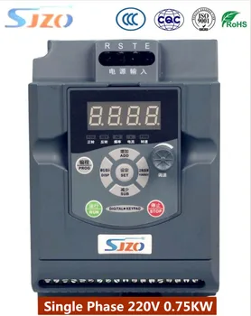 Original SJZO Miniwatt convertizor de frecvență cu convertizor de Frecvență monofazat 220V 0,75 KW Intrare Trei Faze 220V Iesire Pentru Sarcina de Lumină Industrie