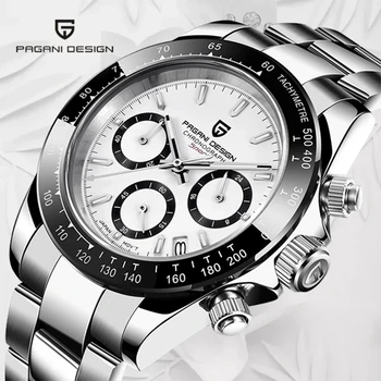 PAGANI DESIGN NOU pentru Bărbați Ceasuri din Oțel Inoxidabil Cuarț Rochie Ceas de mână Omagiu Cronograf Relogio Masculino 2020 orologi smael