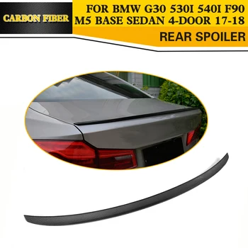 Pentru Seria 5 din Fibra de Carbon Spate Spoiler Portbagaj Tapiterie Custom Boot Aripa pentru BMW G30 F90 M5 Sedan 4 Usi 2017 2018 530i 540i
