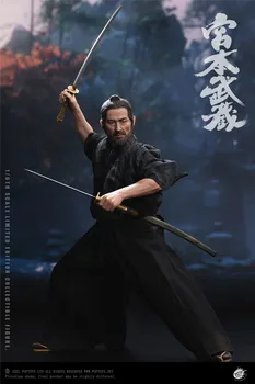 POPTOYS 1/6 Scară EX037 Japoneză Samurai Miyamoto Musashi Set Complet de sex Masculin Soldat figurina Papusa pentru Fanii Cadouri