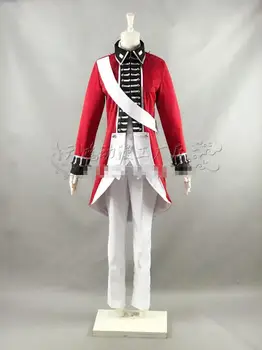 Pot fi adaptate Anime Axa de Putere Hetalia cosplay Japoneză Marea Britanie Arthur Kirkland pentru Halloween uniforme militare, costume