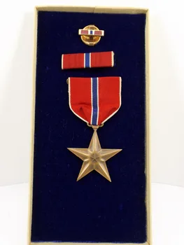 Preț scăzut personalizate, medalii mare reducere statele unite ale americii medalii militare cu panglici en-gros de metal medalie de panglici cutie seturi