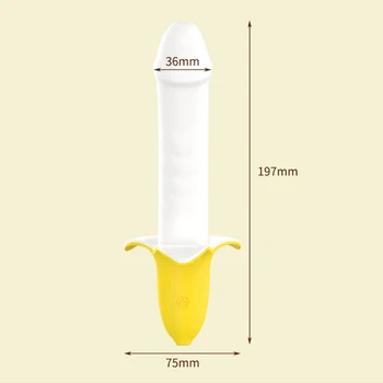 Prietena Cadou Banana Mare Jucarii Sexuale pentru Adulți Puls Vibratoare punctul G Jucarii Sexuale pentru Femei pentru Sex-Shop Jucării Erotice în Cuplu