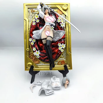 Rama foto YoRHa Nr. 2 Tip B Figura NieR:Automata Jocul Fata Anime PVC Acțiune Figura Adulți Statuie de Colectie Model Jucarii Papusa