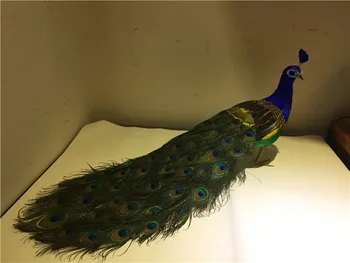 Realiste pasăre mare 80cm frumoase pene de păun model spuma si pene de păsări de artizanat,grădină acasă decorare cadou a2577