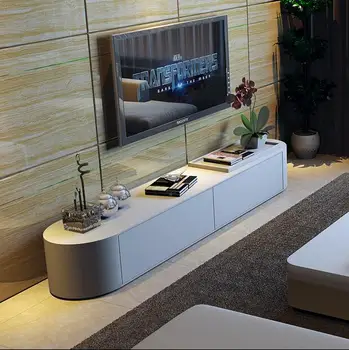 TV cabinet modern, minimalist creatoare de moda minimalist apartament mic living pictat sticla TV cabinet cabinet