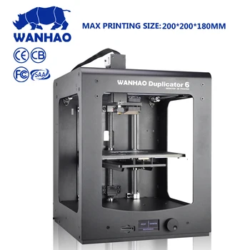 Wanhao D6 Plus Asamblat Complet cu Auto-Nivelare & Rupe-Reluarea Utilizarea Acasă FDM/FFF Imprimantă 3D