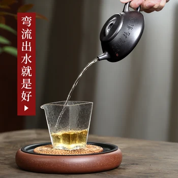 Yixing GuYue sala celebru recomandat manual de uz casnic kung fu set de ceai negru mic de sânge nisip, tărtăcuță polonic oala