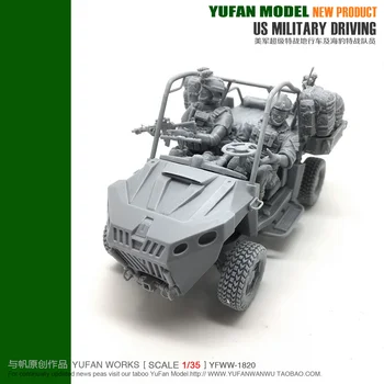 YUFAN Modelul Original 1/35 American de Vehicule de Teren Afișare Grup și Premium YFWW35-1820 KNL Hobby