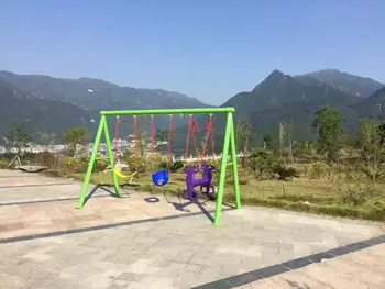 în aer liber, baby swing scaun loc de joaca pentru copii din plastic slide grădină jucării scaun copii bare set copii leagăn cuib Q22