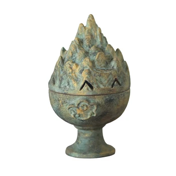 ★din jingdezhen de mână-sculptate de aur boshan nava plită ceramică.o cădelniță de aromoterapie cuptor tămâie tămâie scaun