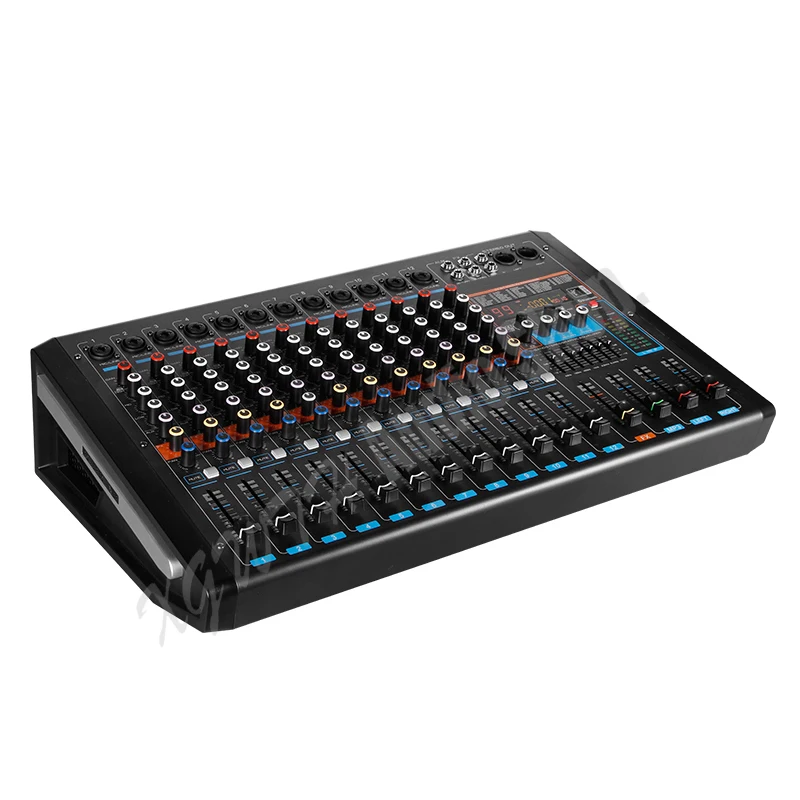 750W +750W 12 Canal Bluetooth, Amplificator Mixer USB 99 DE Efecte Digitale DJ de Amestecare Consolă de Înregistrare Echipamente de Studio cumpara / Reduceri > Sbboutlet.ro